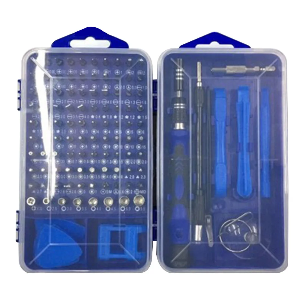 

122 Pcs/set Screwdriver Set Phone Tablet Watch Repair Tools Kit Screwdriver Bits Handle Phone Opening Tools, Red