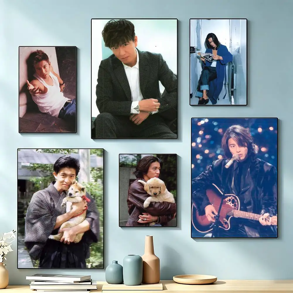 A-Actor T-Takuya Kimura  Poster High Quality Dorm Living Room Aesthetic Wall Decoration Painting Stickers Gift