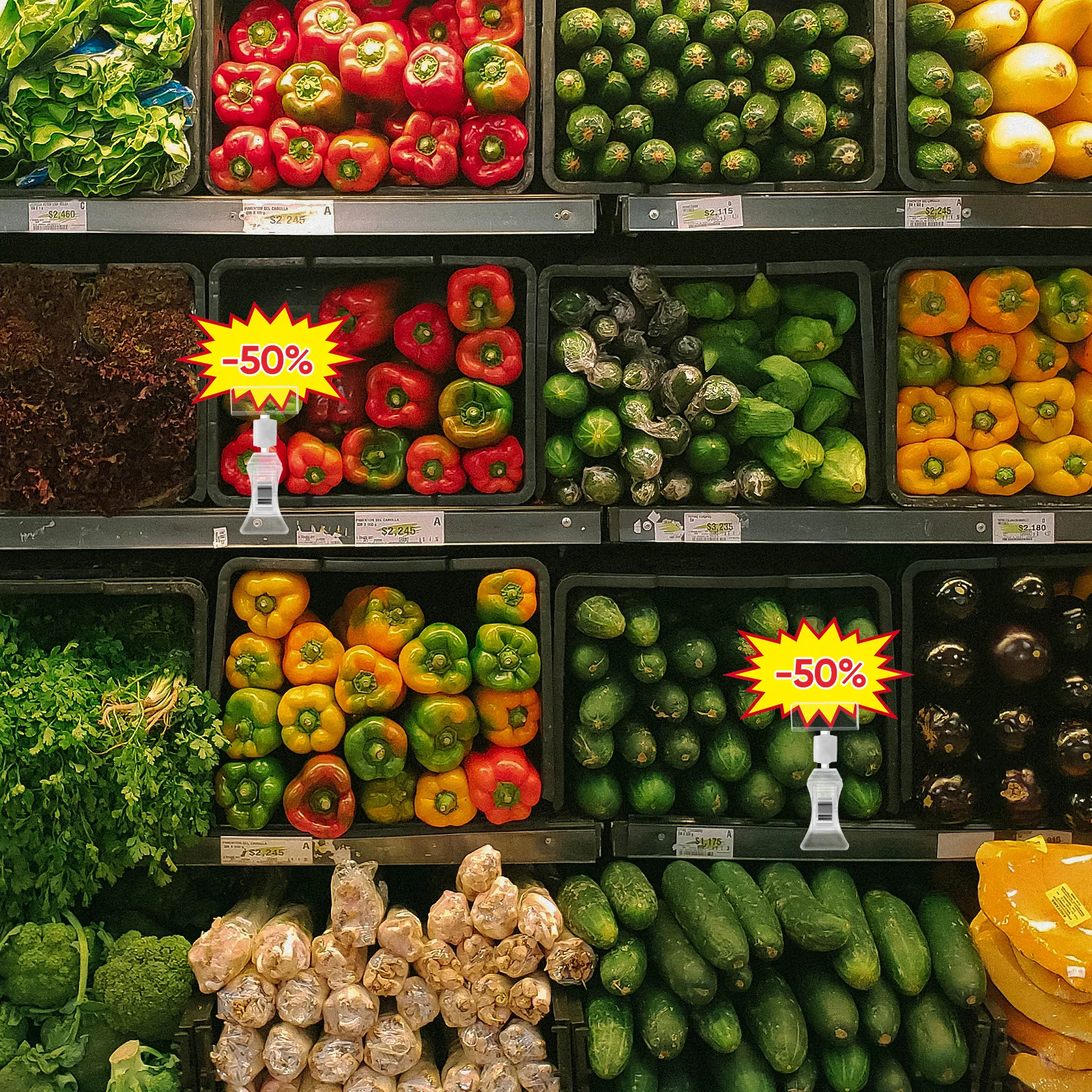 

Price Display Clip 10pcs Versatile Plastic Ticket Rack for Mall Store Shelf Label Holder Advertising Display Organizer