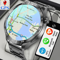 Men's GPS Positioning Smart Watch NFC BT Call 1.85-inch High-Definition Touch Screen Health Monitoring Compass SmartWatches 2024