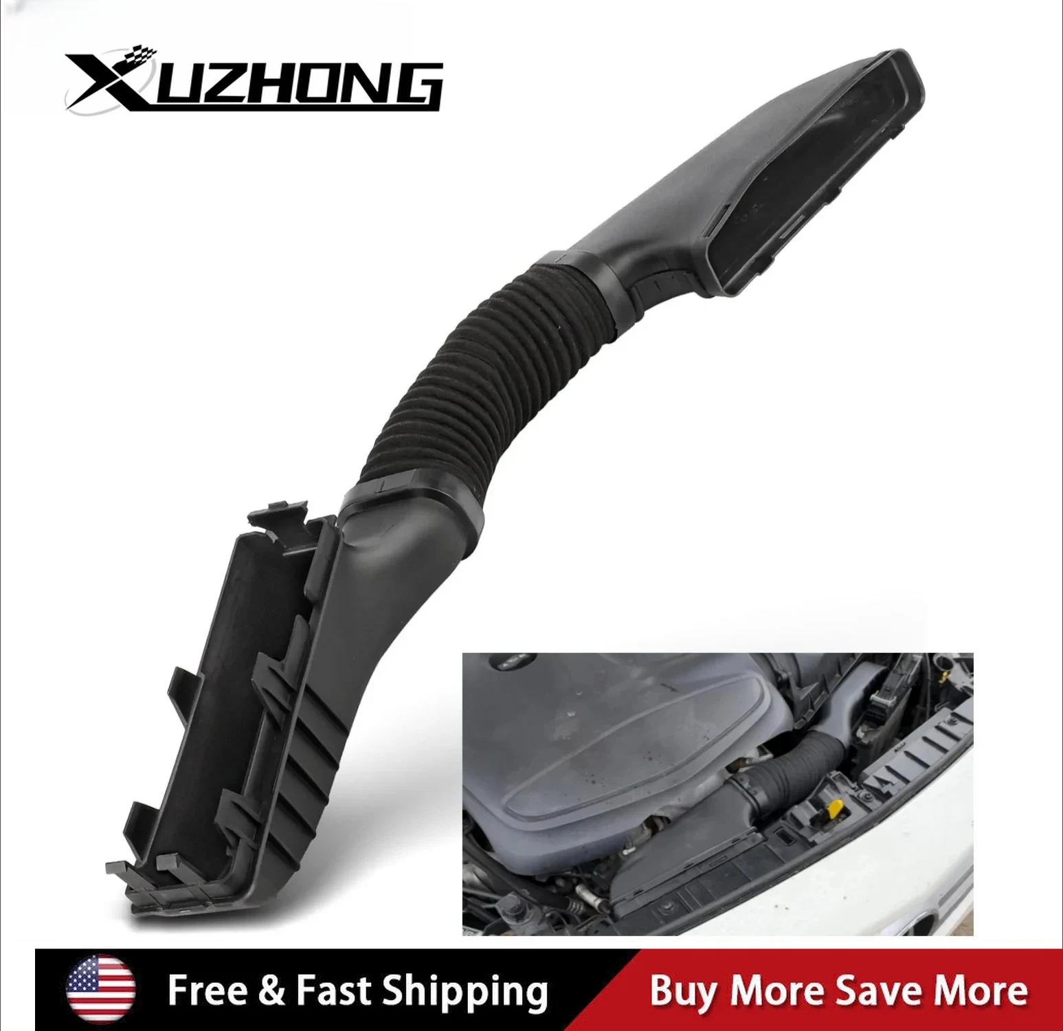 2700900282 2700900601 خرطوم قناة مدخل منقي هواء لمرسيدس بنز 2013-2016 A180 Base 1.6L 2010-2011 B200 Base 2.0L #1