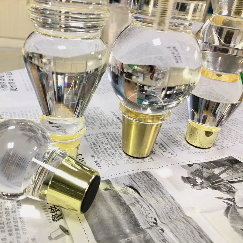 4PCS อะคริลิคขาเฟอร์นิเจอร์เปลี่ยนโซฟาฟุตตู้ Dresser Modern CLEAR Decor DIY โซฟาขาสไตล์คลาสสิก GF1480