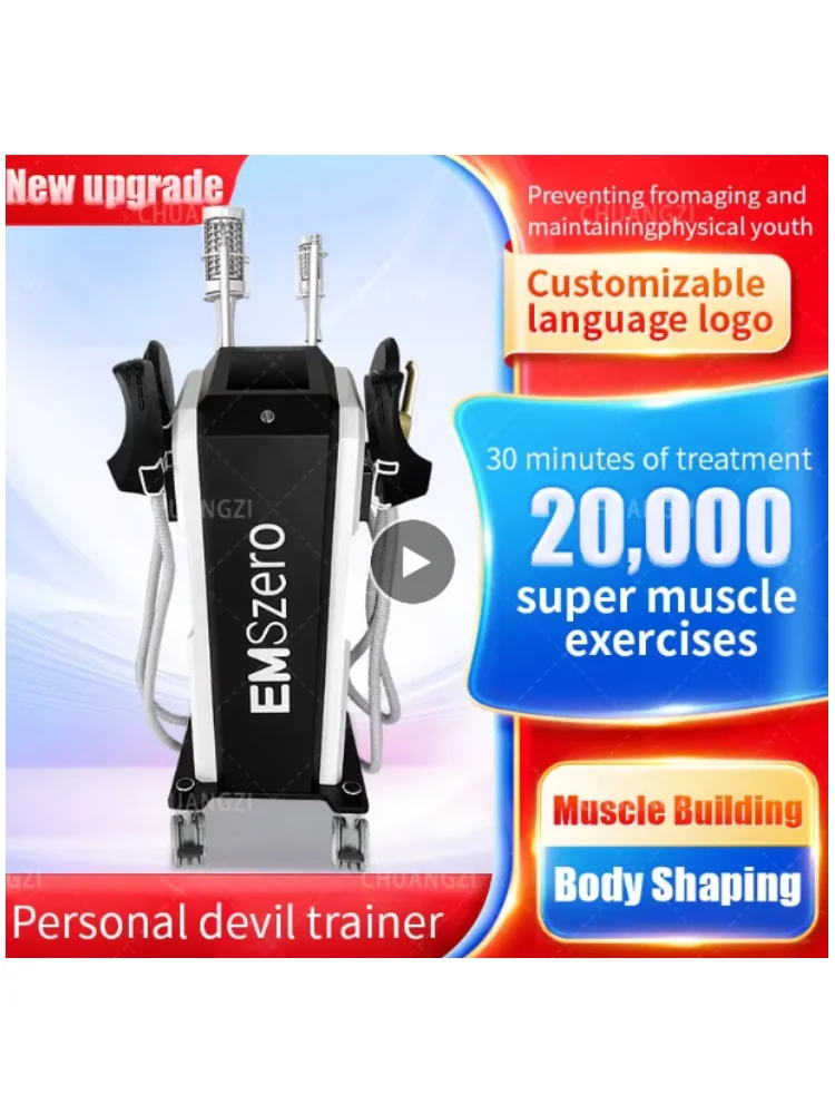 Emszero Hi-emt Face Roller Electromagnetic Stimulation Slimming Machine RF Muscle Sculpting Body Device