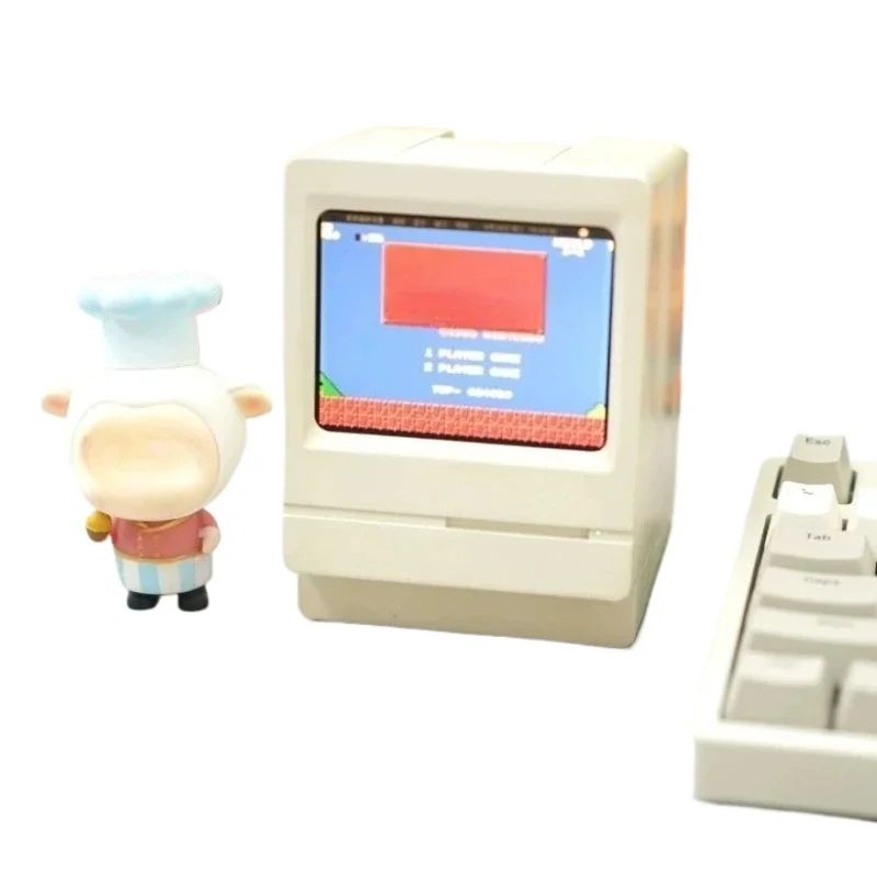 Retro Style Mini Desktop Ornament Monitor HDMI LCD External Secondary Display 640*480 for Computer Laptop