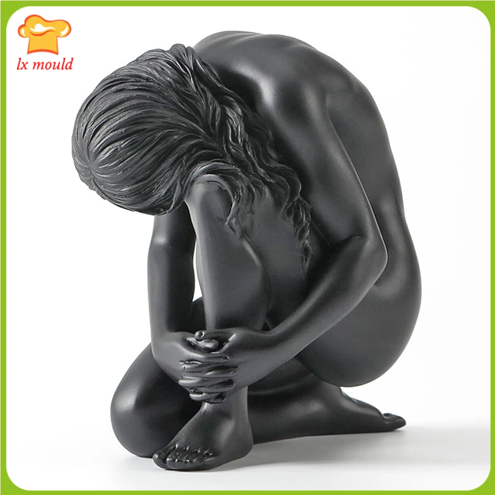 3D Female Nude Candle Silicone Mold for DIY Soap Resin Plaster Craft Gift for Friends Birthday Wedding Body Art Goddess Mould