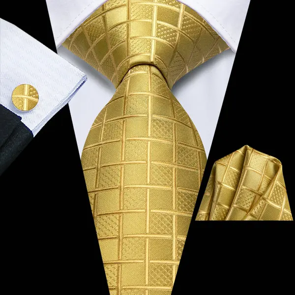 VerveRow Men Multicolor Square Check Necktie & Pocket Set Vibrant Plaid Tie Formal Party Wedding Suit Accessory Gift