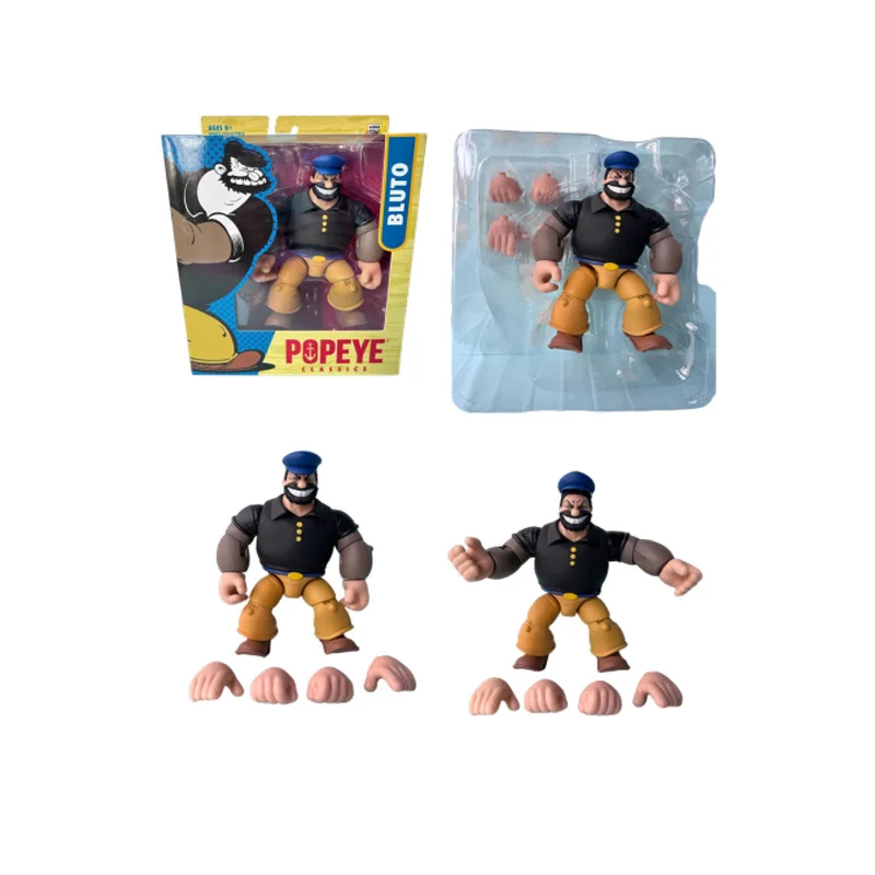 Popeye The Sailor Bluto Movable Action Figure Model Statue Fashionable Toys Collectible Doll Desk Ornament Birthday Gift For Kid