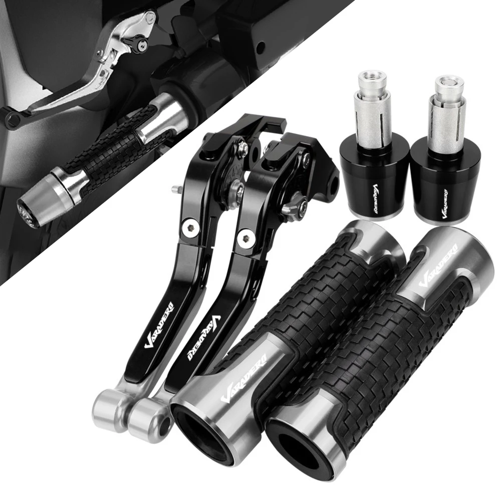 For Honda XL1000 VARADERO 1999-2013 Motorcycle Accessories Extendable Adjustable Brake Clutch Levers Handlebar Grips Ends