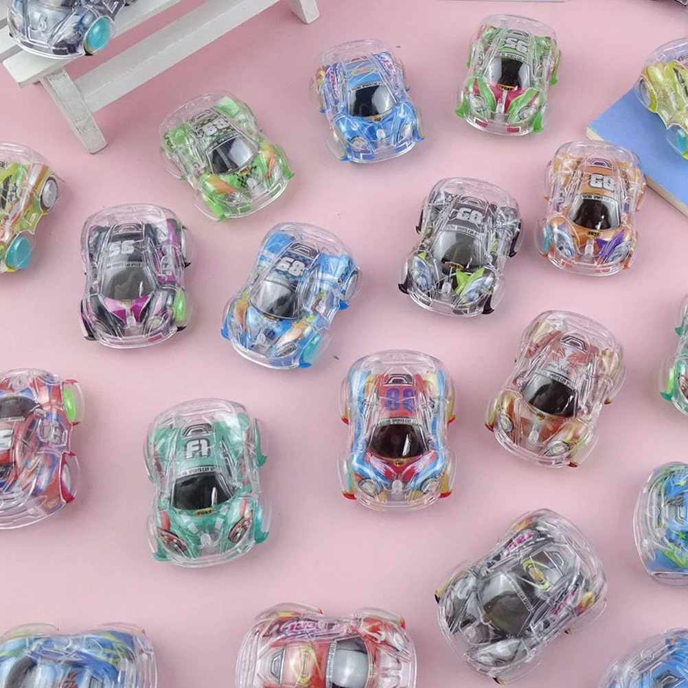 25 Pcs Engineering Vehicle Power Control Car Baby Kids Toys Plastic Miniature Pull Back