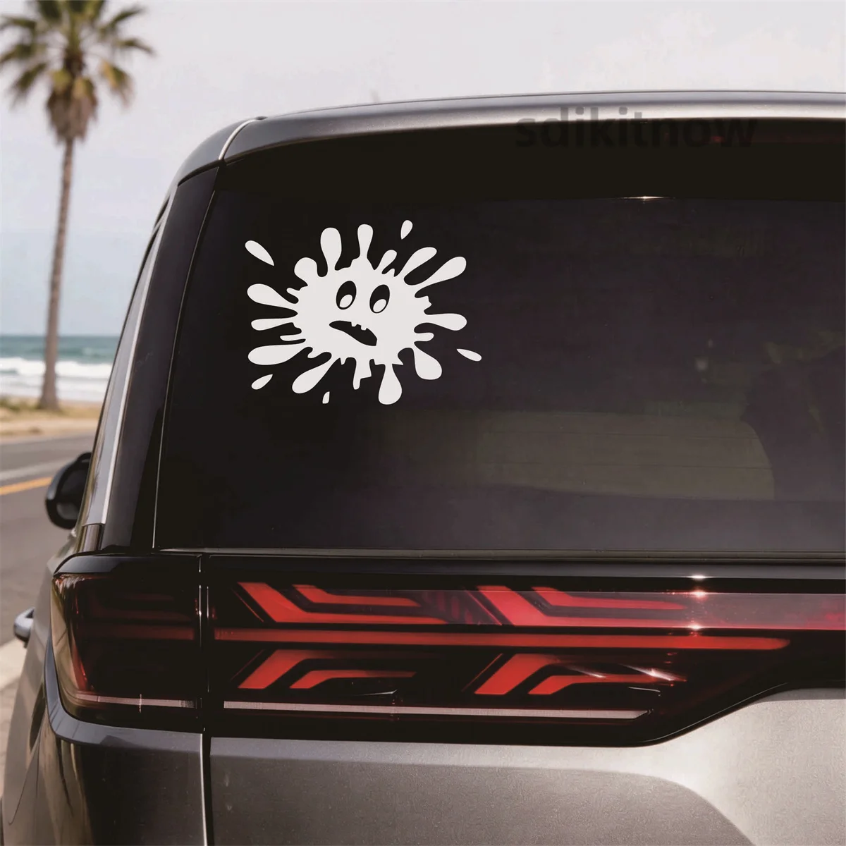 Splash Monster Scratch Cover car sticker Waterproof Vinyl Door Window Accessory For Volkswagen Skoda Renault Toyota BMW Benz