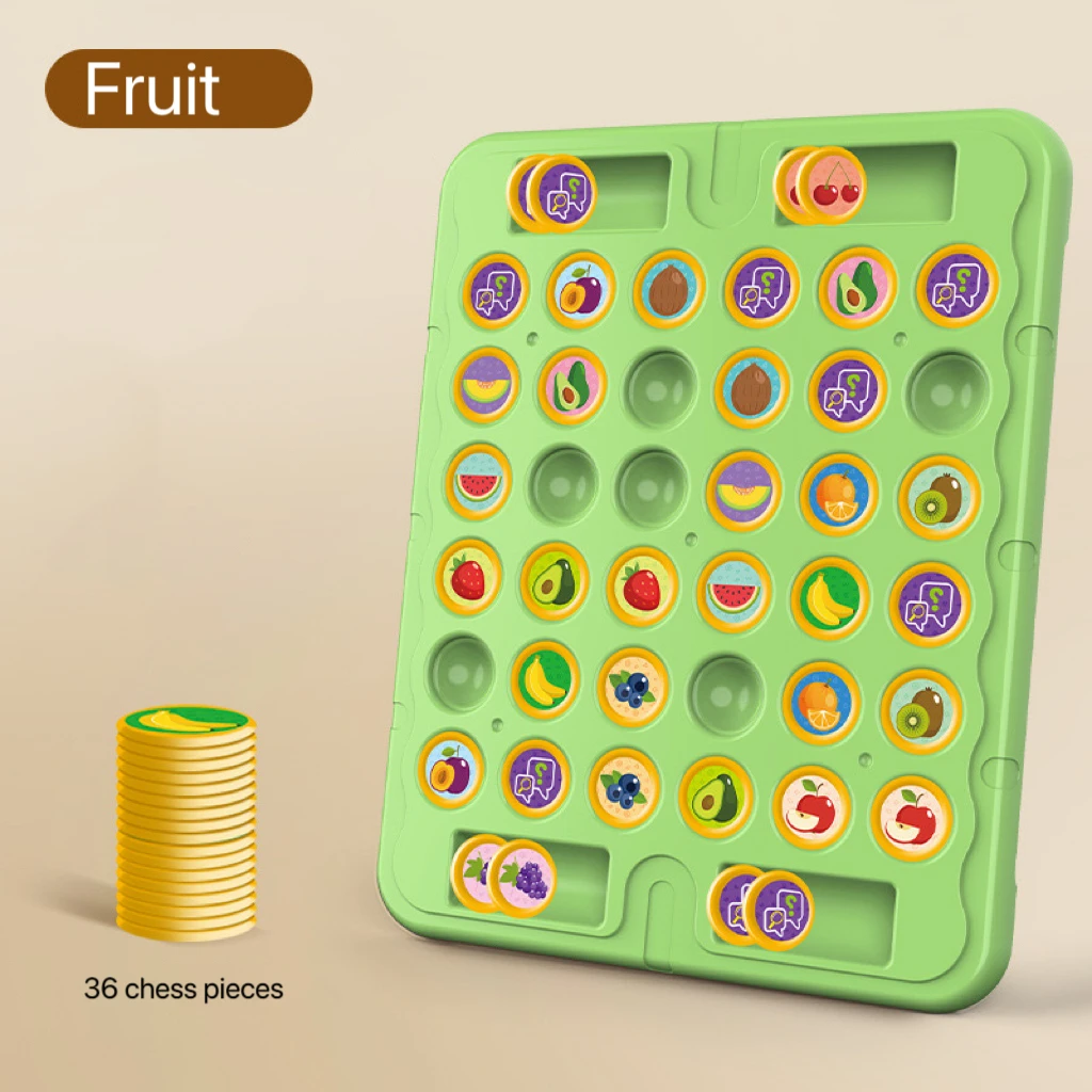 1 ชิ้นใหม่สัตว์พลิกหมากรุกเกมกระดานคลาสสิกเกมกลยุทธ์คิดความรู้ความเข้าใจเด็ก Interactive Puzzle Party ของเล่น