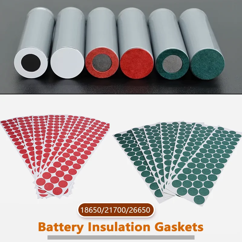 Battery Insulation Kit Gaskets Barley Adhesive Paper Glue Fish Electrode Pads for 18650 21700 26650 Cell Battery Pack Li-ion