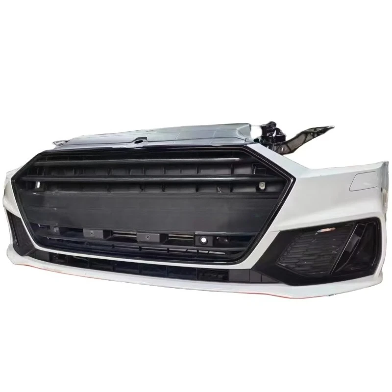 S7 A7 Automotive Components - for Audi 2022-2024 Q7 Complete Bumper Assembly with Grille, Radiator, and Speed Sensors
