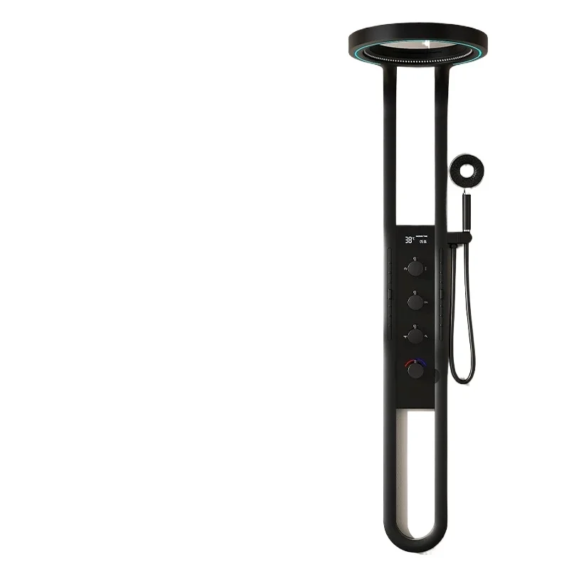 

Household shower set Bionic waterfall water outlet with intelligent hydraulic temperature digital display 5100