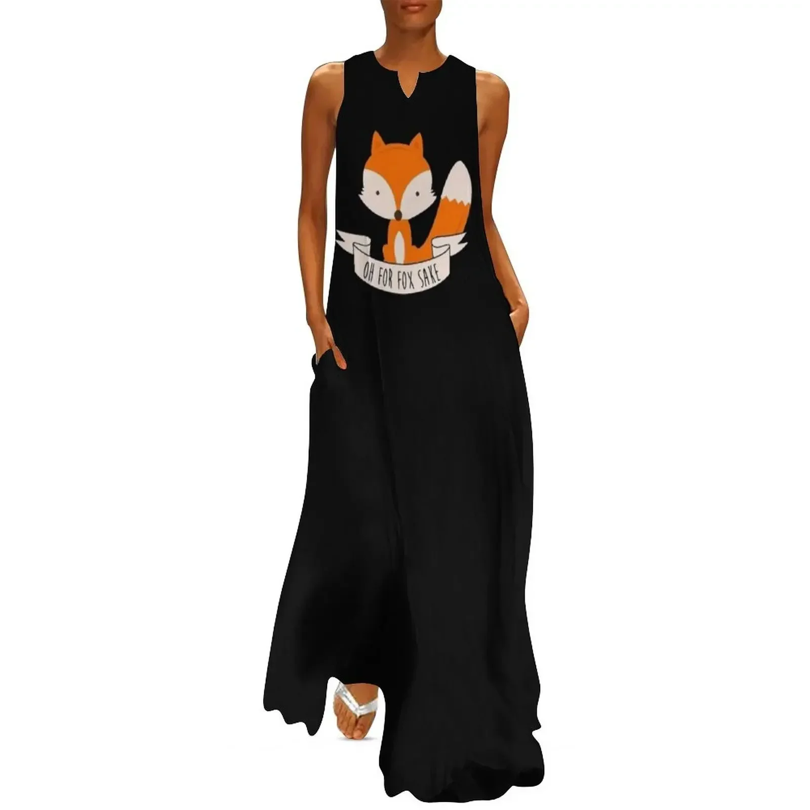 

Oh For Fox Sake Long Dress birthday dress clothes Women's summer skirt elegant women's dresses sale Dress