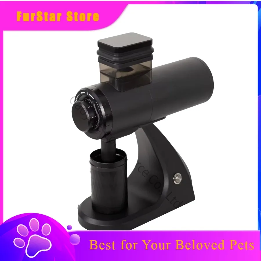 FurStarElectric Coffee Grinder Flat Burr No Holes Compact Home Use For Espresso And Pour Over