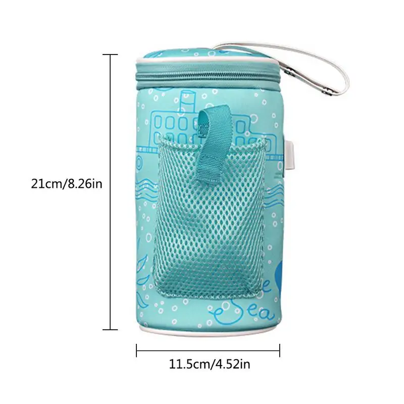 Baby Milk Bottle Travel Bag USB Bottle Warmer Thermostatic Control Baby Bottle Case Portable Milk Warm Heat Keeper For Outdoor