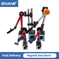 SHAHE Magnetic Base Stand with Fine Adjustment Adjustable Holder for Digital Dial Test Indicator Gauge