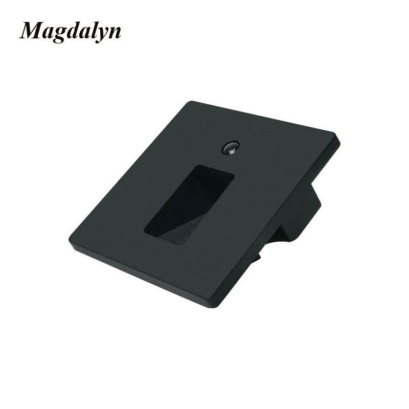 Magdalyn الخارجي أضواء لدرجات السلم خطوة الاستشعار مقاوم للماء الحديثة المنزل ديكو الألومنيوم الطابق الزاوية ليلة Led داخلي راحة الجدار مصباح