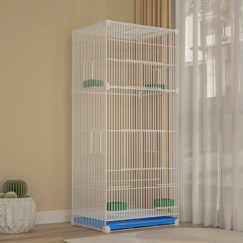 House Big Parrot Bird Cage Hamster Large Speciality Bird Cage Nesting Box Feeder Home Jaula Decorativa Pet Accesories RR50BC