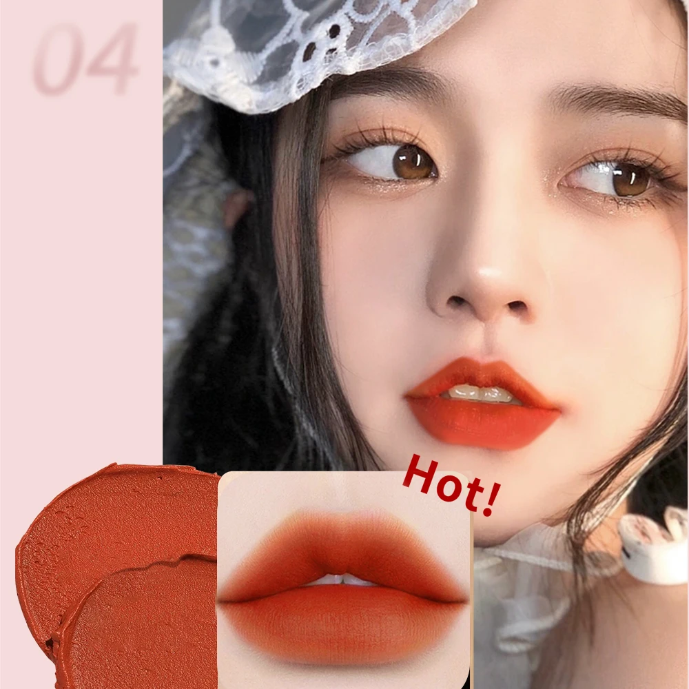 MACKANDY Mirror Lip Gloss Glaze Cute Girl Matte Lipstick Makeup Cosmetics Long-lasting Waterproof Non-fading Sexy Lip Plumper