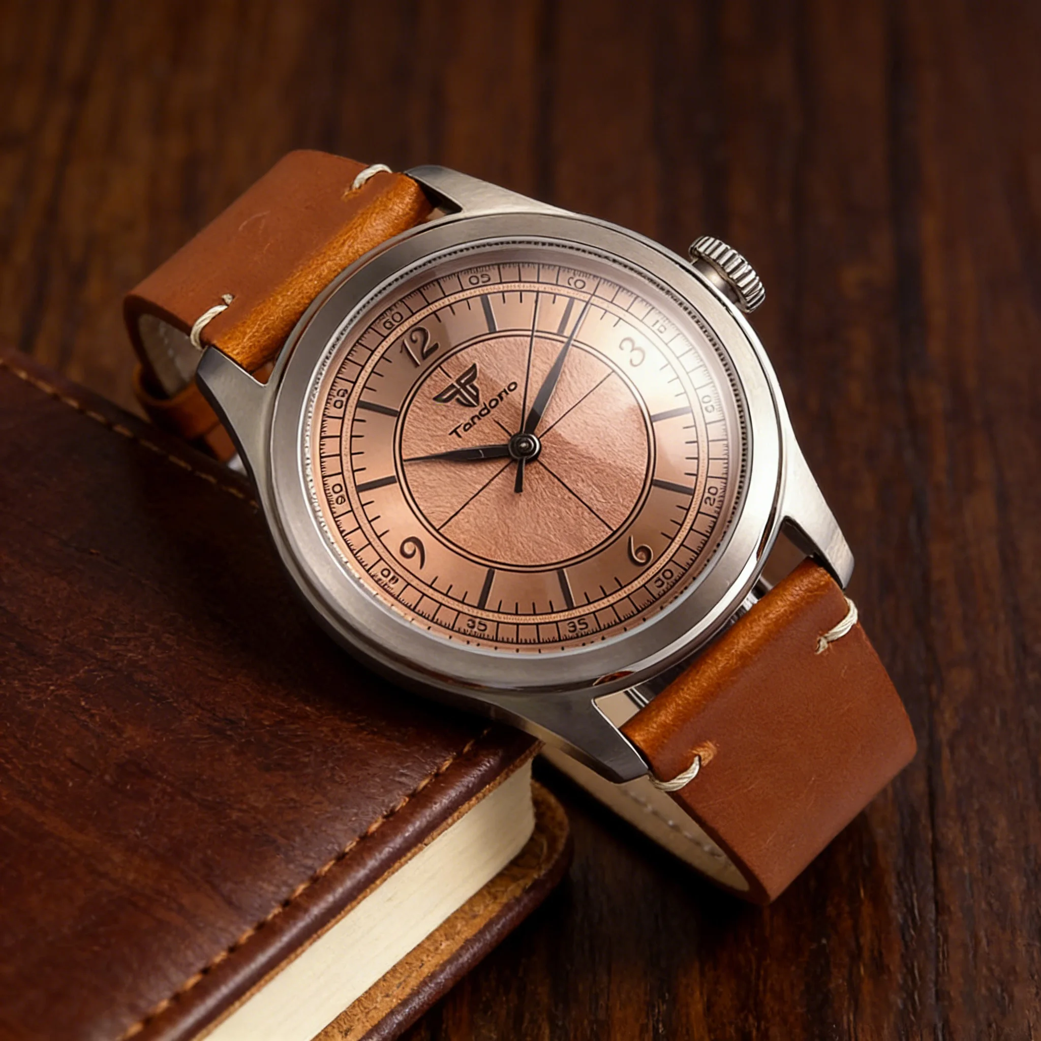 

Часы Tandorio 38 мм, винтажные механические часы для мужчин, автоматический механизм NH35A/Asia 2824, деловые, модные, повседневные часы с сапфировым стеклом.