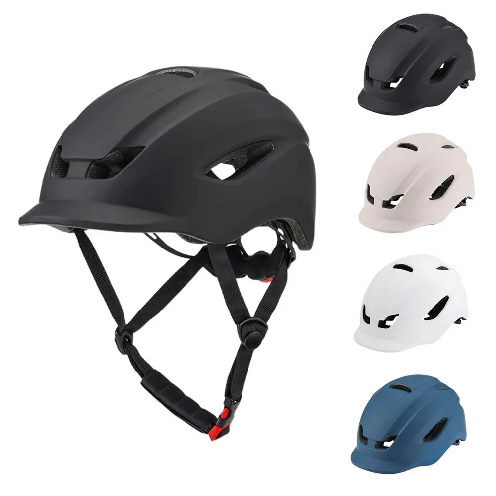 Head Protection Adjustable Cycling Helmet Ultralight Brethable Riding Safety Cap Durable Large Bicycle Helmet Women