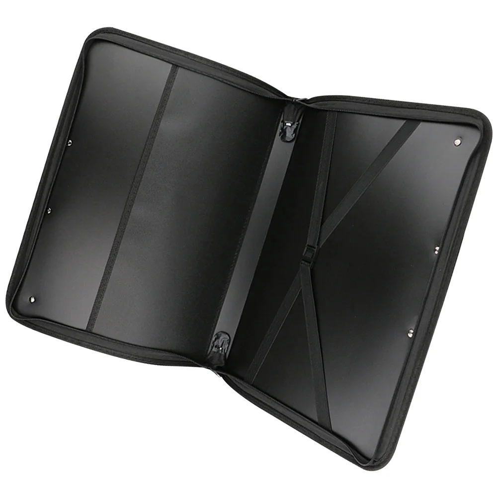 حقيبة تخزين محمولة للفنانين من قماش أكسفورد حقيبة رسم فنية حقيبة تنظيم مع مقبض حقيبة محفظة A3 #1