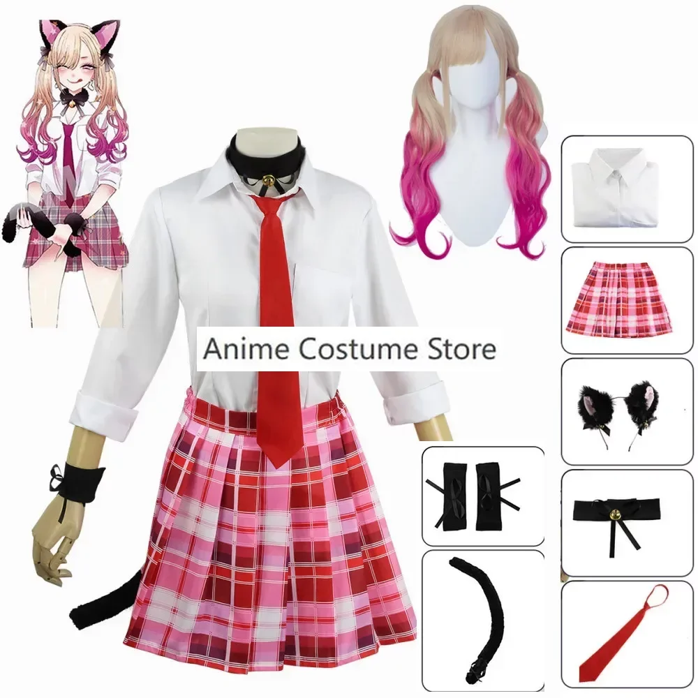 My fur s Up Darling Lolita Anime Cosplay Costume, Cat Girl, JK Skirt Outfits, Pourim Carnival Party Uniform