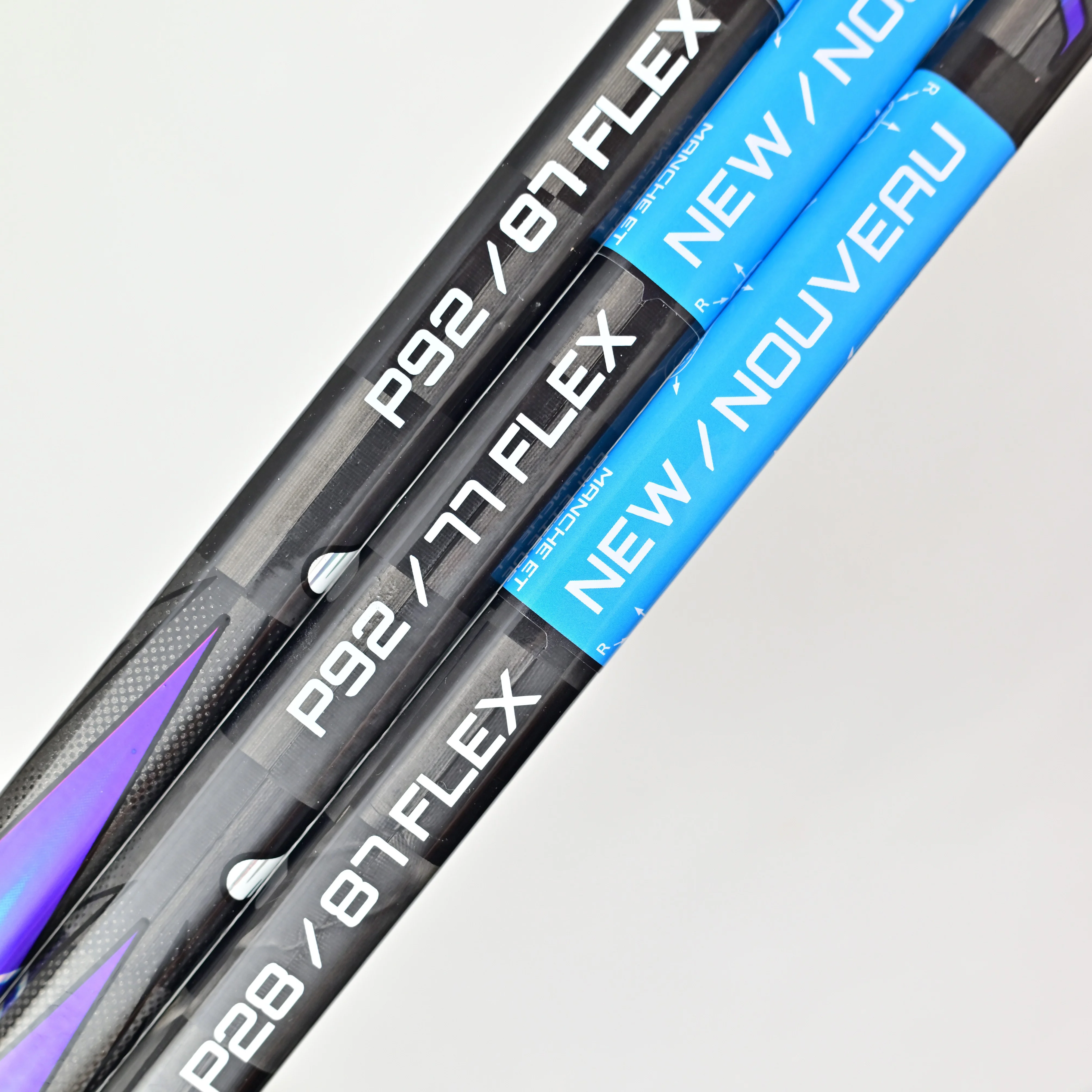 

[2 шт.] [SR][LKP][ Blue Hyperfly] Fly2 Classic Taper Slim Shaft Grip Хоккейная клюшка из углеродного волокна