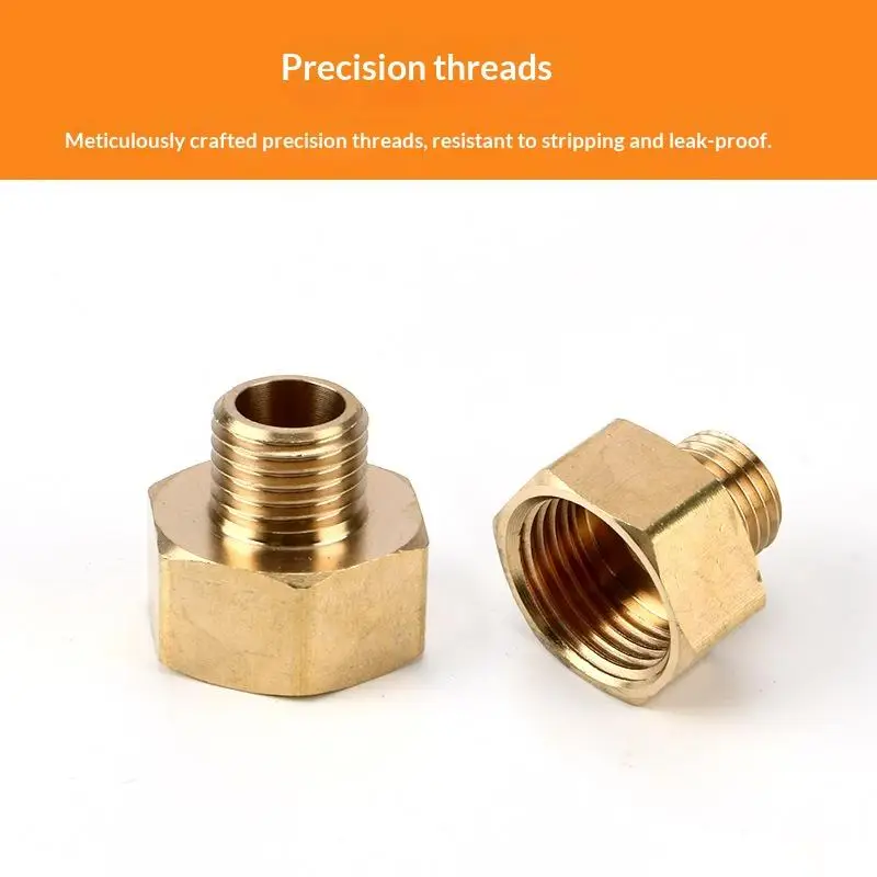 Brass High Pressure Sprayer Reducer Adapter M18 Internal Thread To M14 External Thread Lightweight Sprayer Reducer Adapter