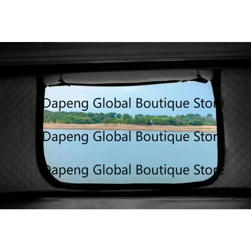 Aluminum Clamshell Car Top Shelter With Extension Awning Outdoor Vehicle Resting Equipment