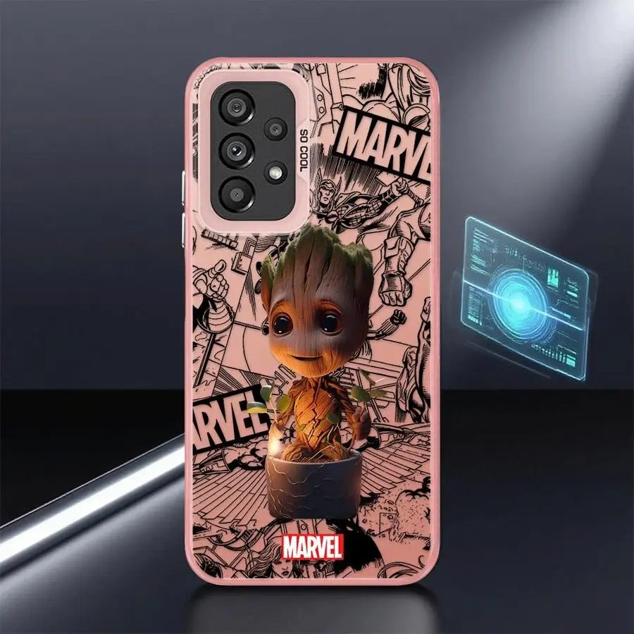 

Case for Samsung Galaxy A35 A73 A54 A53 A26 A36 A51 A56 A55 A52 A72 A71 Soft Shell Marvel Cartoon Heroes