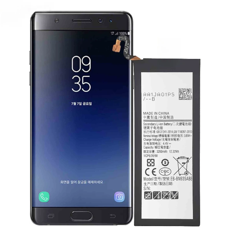 삼성 갤럭시 노트 7 갤럭시 노트 FE N935 SM-N930F N930G N930VN930A N930T+도구용 새 EB-BN935ABE 3500mAh 전화 배터리