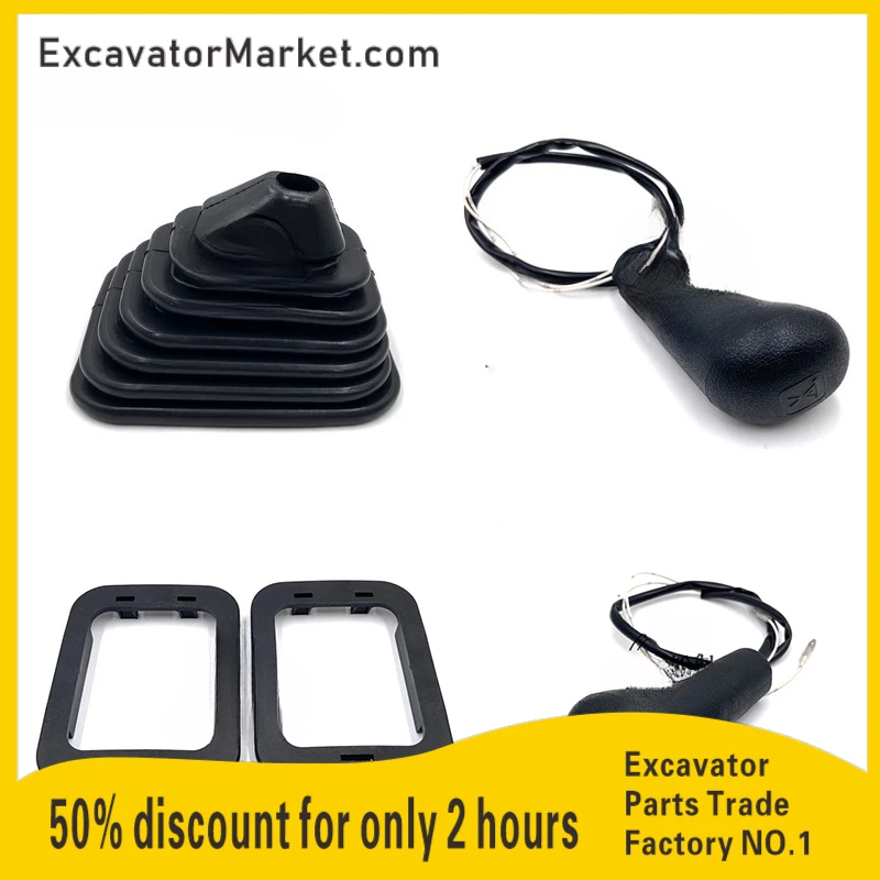 

Excavator Parts For Komatsu PC30 40 50 60-7 Joystick Handle Dust Cover Dust Cover Pressure Plate Gland Interior Parts