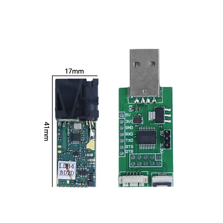 Cheap Price Laser Distance Measuring Sensor USB Laser Distance Meter Module Medical 5m Laser 25-500mm Height Sensor