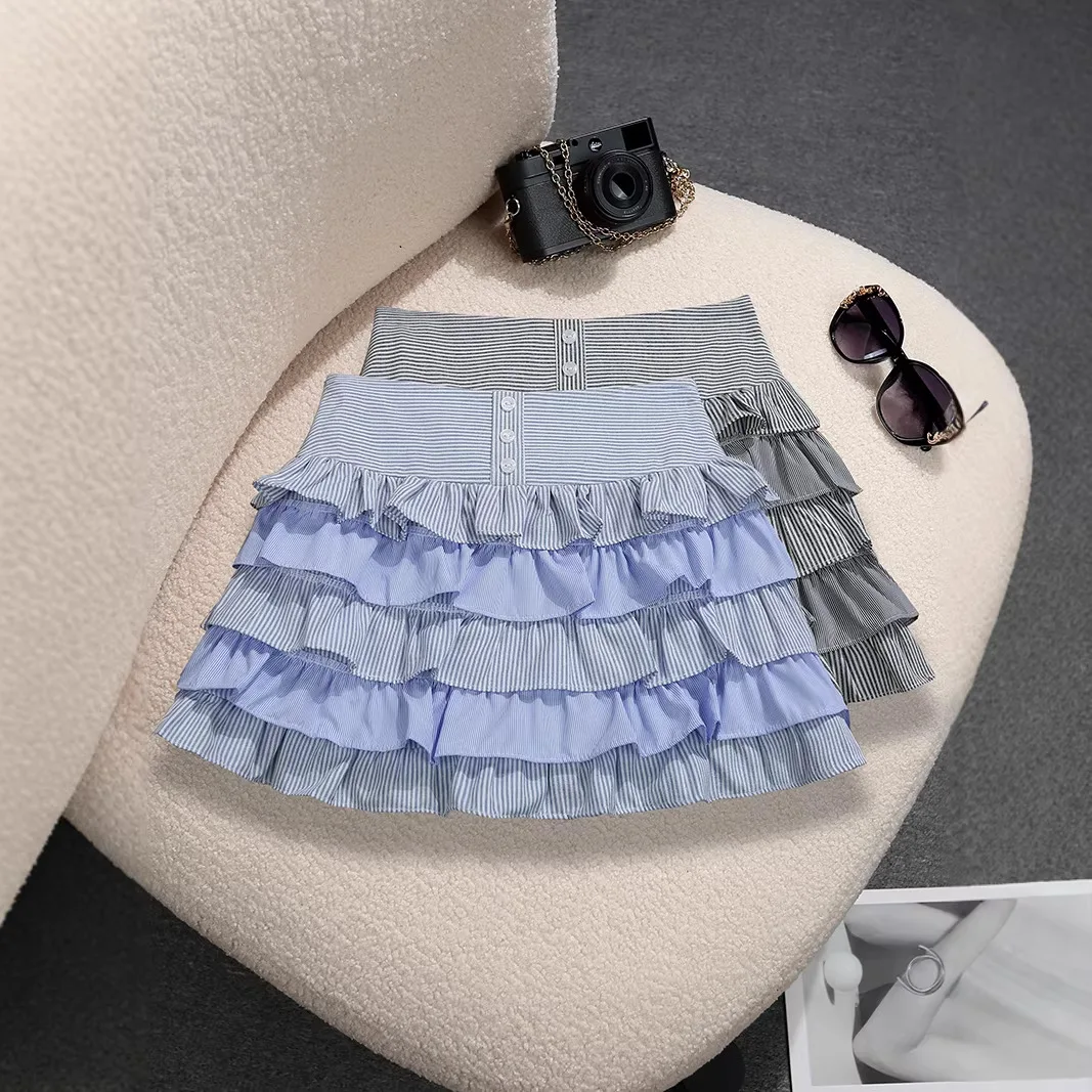 

Ruffled Puffy Skirt for Women 2026 Sweet Anti-strip Cake Skirt