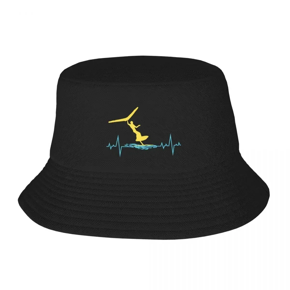 

Wing Foiling Surf Heartbeat Chapeau seau drôle chapeau d'été | -F- | Casquette de Golf, chapeaux de plage à la mode pour femme