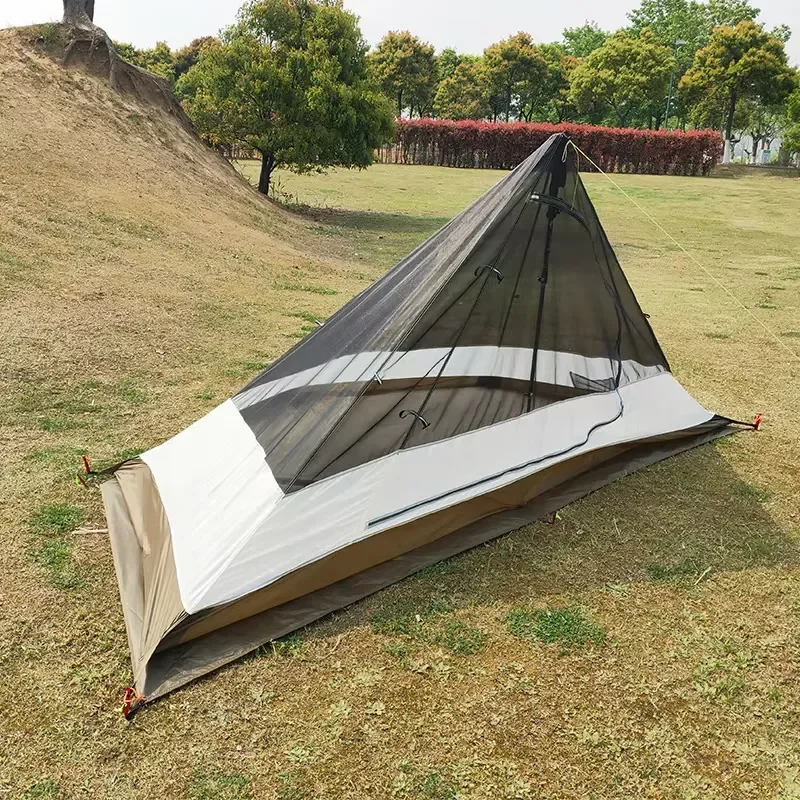 Lightweight High Quality Pyramid Mesh Camping Tent Outdoor Family Camping Tent