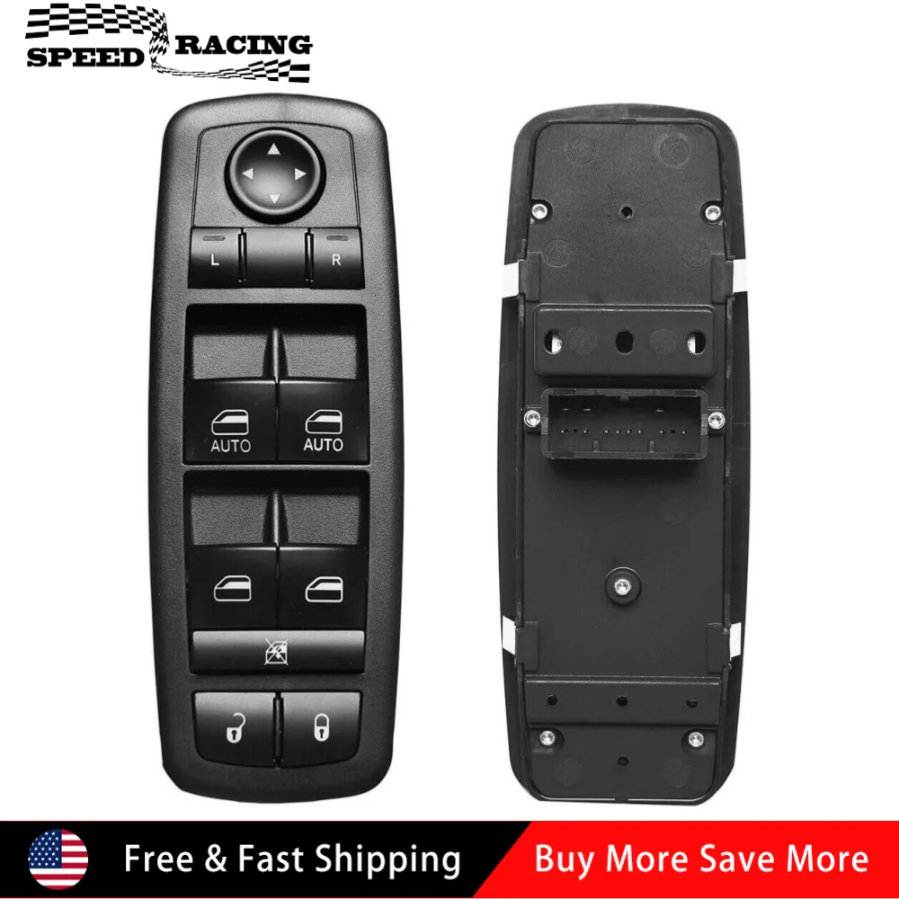 

68139805AB 68139805AA 56046823AE Черный переключатель переднего окна со стороны водителя для Ram 1500 2500 SLJ-1222 2016-2018 гг.