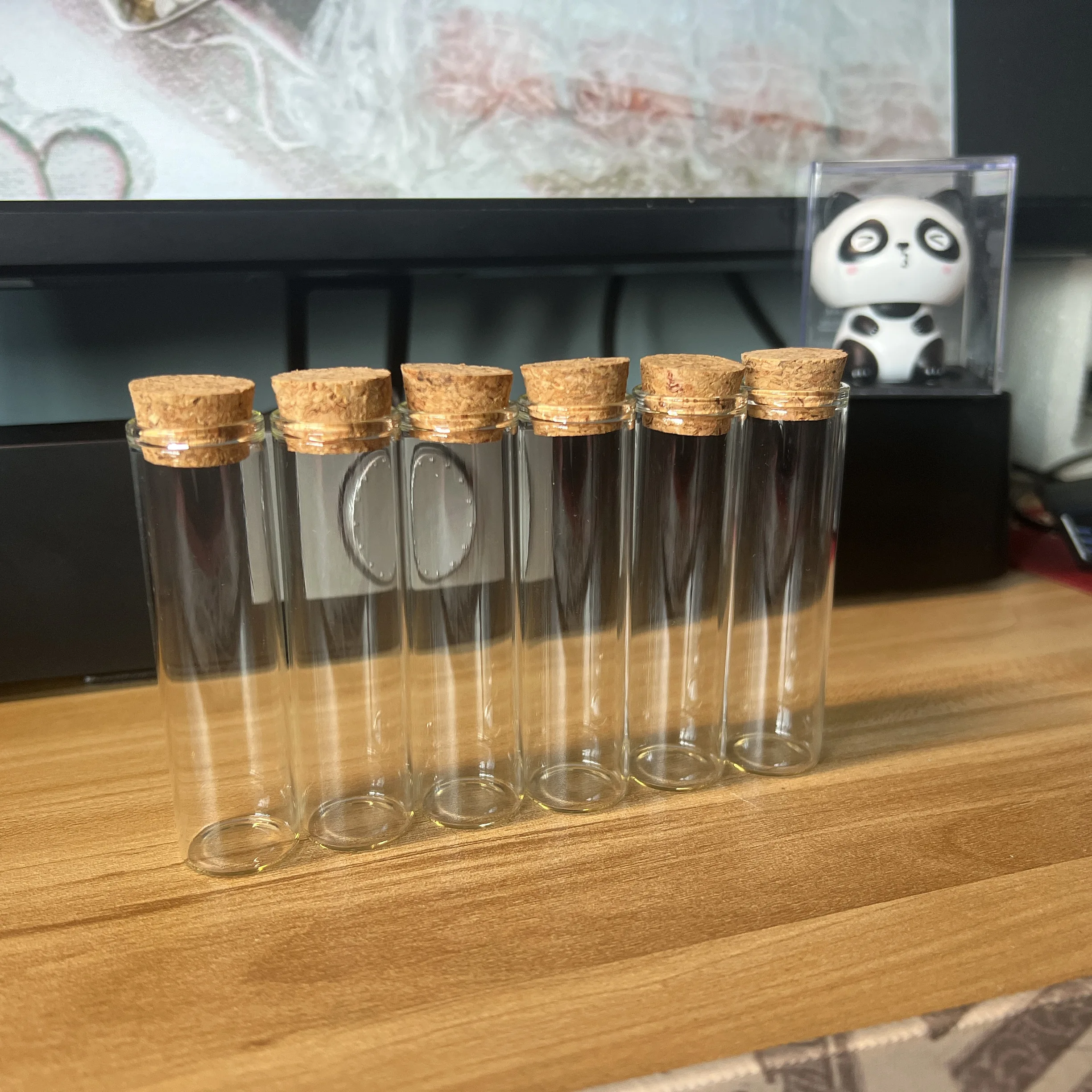 18/24/50 PCS 20ml Glass Bottles Cork 17×22×80mm Glass Jars Test Tube Weddings DIY Crafts Christmas Wishing Tiny Dragees Vials - view 4