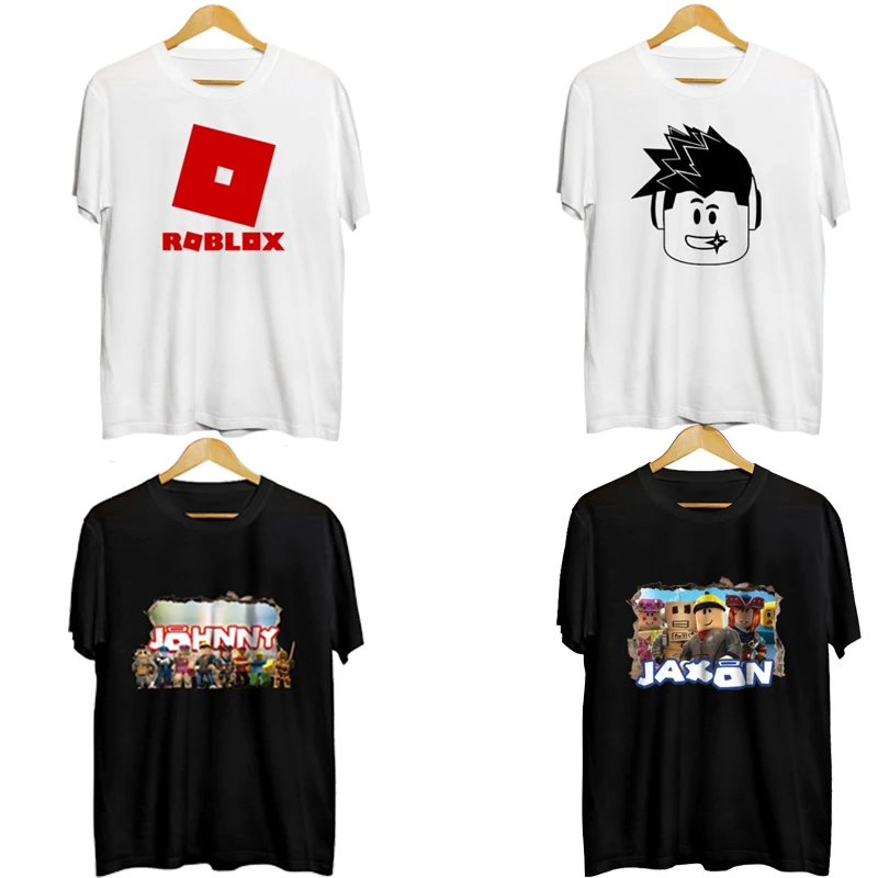 

ROBLOX Creative Peripheral Printed Short Sleeved Summer New Men's and Women's Casual Round Neck Pullover Short Sleeved T-shirt