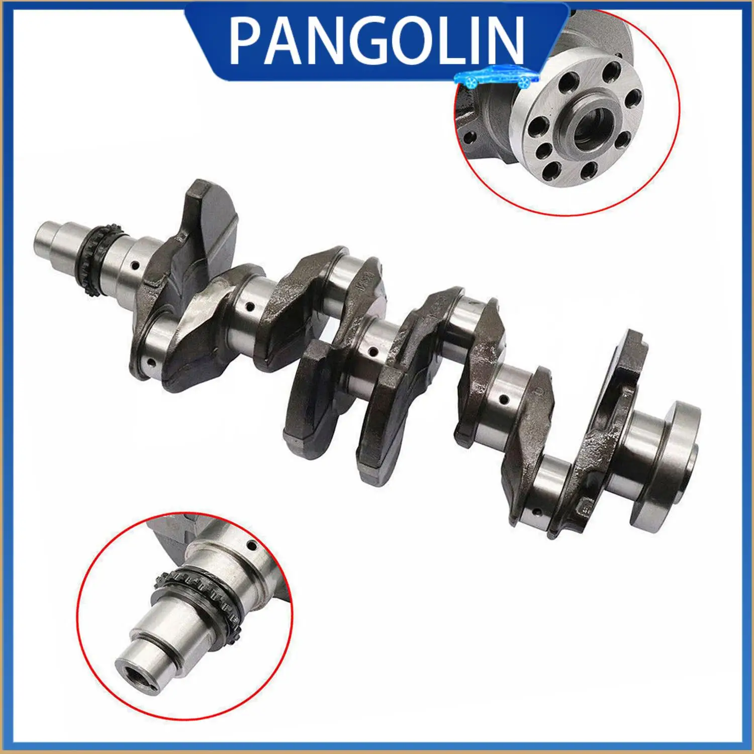 

Коленчатый вал PANGOLIN для Hyundai Kia Forte Optima Soul 2.0L 2012-2019 G4NA 623V6-2EH00 OE, эквивалент, высокопроизводительная часть двигателя