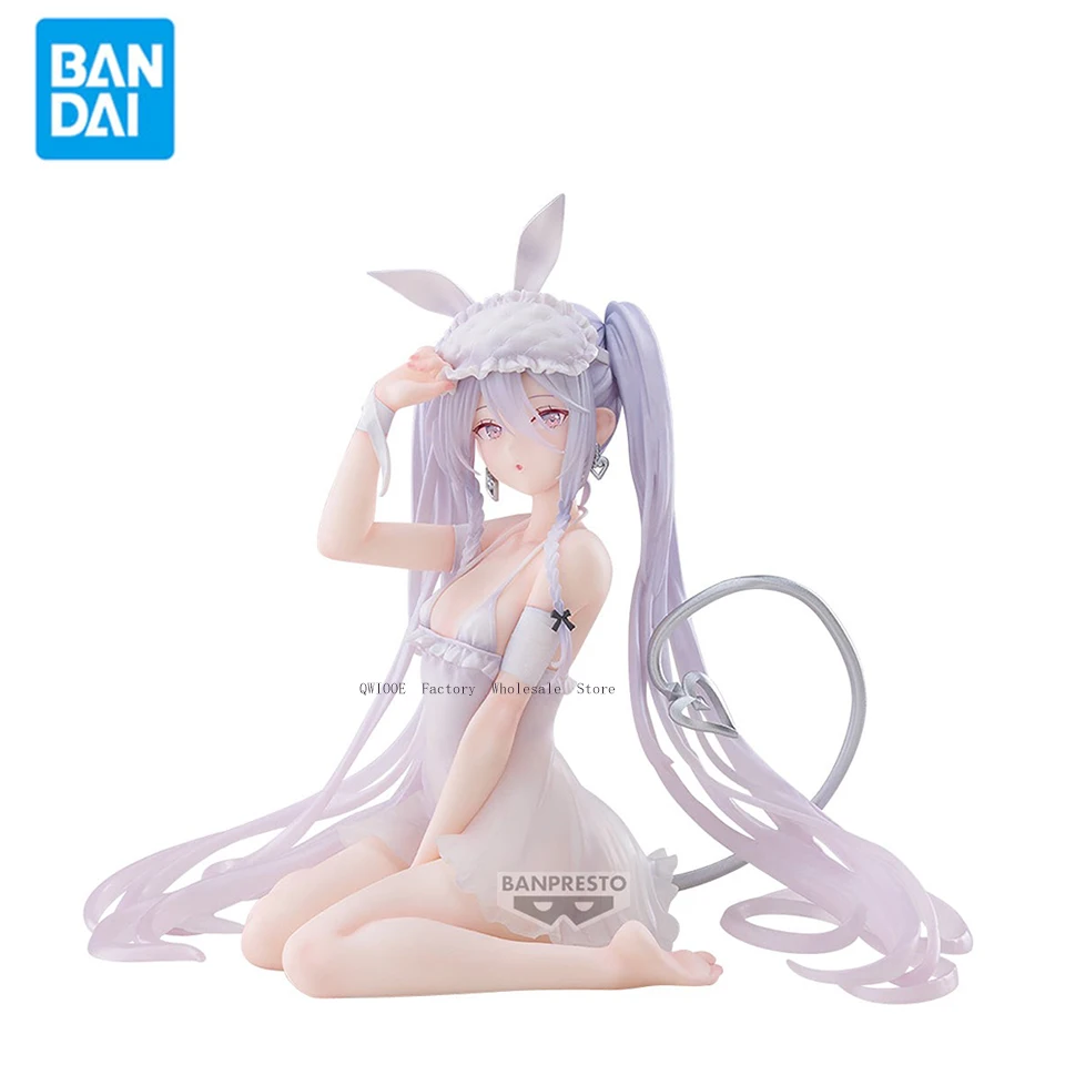 الأصلي حقيقية Banpresto RURUDO 13 سنتيمتر عشية نعسان الأرنب فتاة أنيمي الشكل لعب للطفل QWIOOE Droppshiping 2025