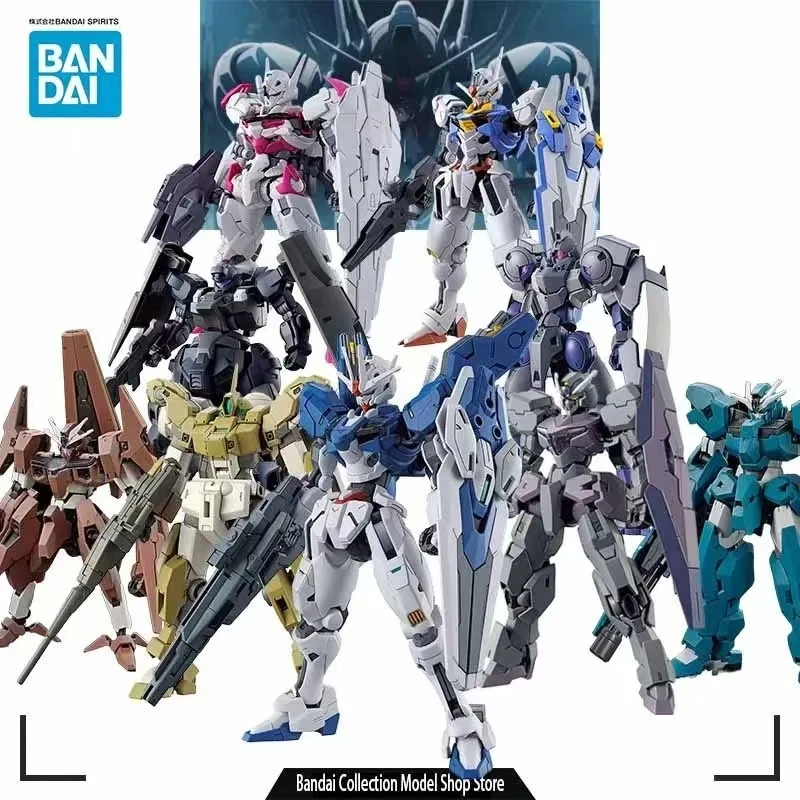 Bandai Original Model Kit GUNDAM HG TWFM Aerial 1/144 Anime Action Figure Assembly Model Toy Collectible Model Gift for Toy Boy