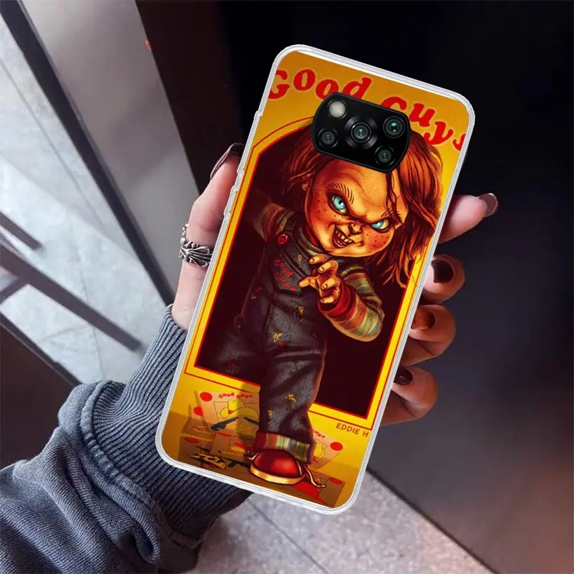 Chucky Child's Play Phone Case for Xiaomi Poco X6 X5 X4 X3 Nfc F6 F5 Pro F4 Gt F3 F2 F1 M5S M4 M3 5G Soft Cover Print Fundas