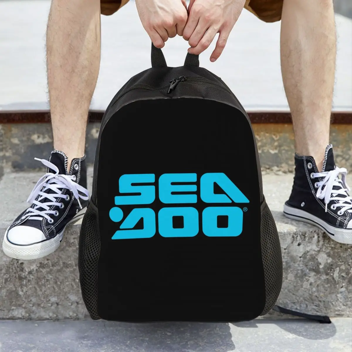 Sea Doo Team Rxt Brt Marine Backpack Daypack Large Capacity Boys Girls BookBag School Bag Shoulder Bags for Men Women
