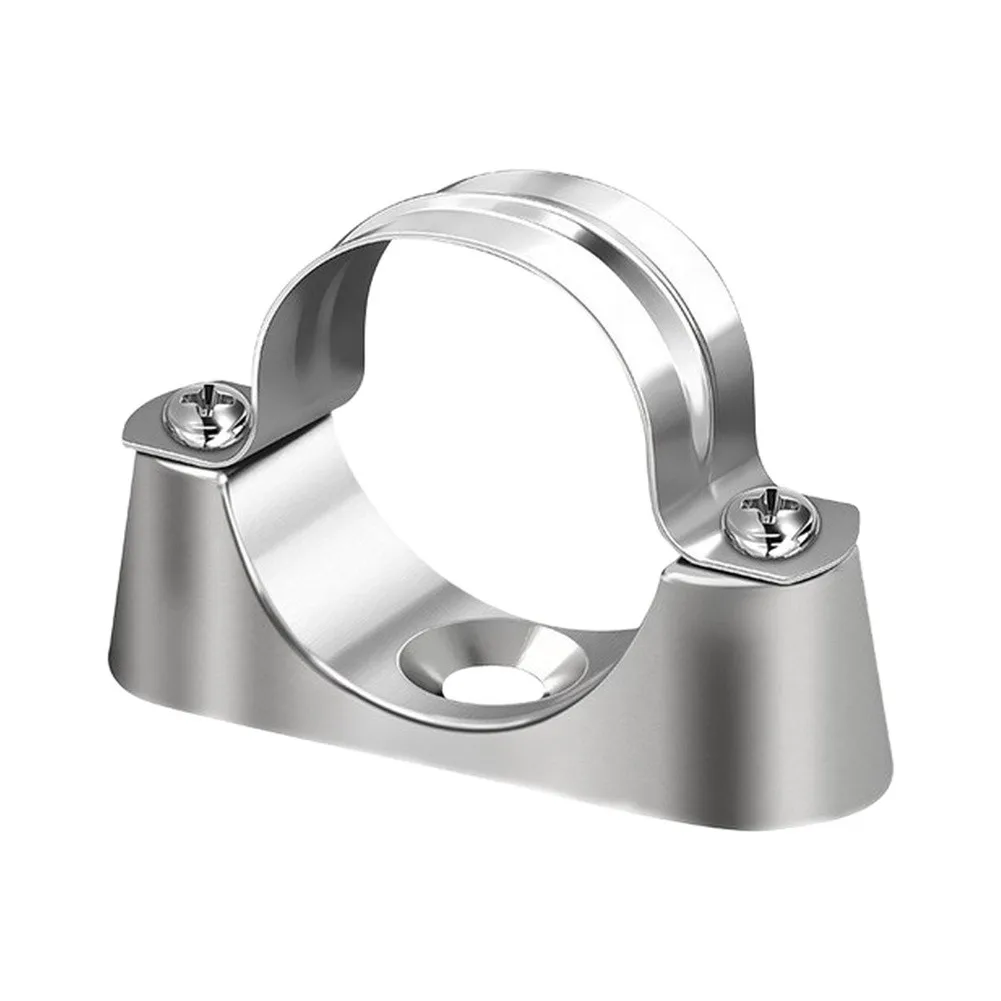Aluminum Saddle Style Pipe Clamps Pack of 10 for Wall Based Tubing Support with Optimized Airflow and Routing Space