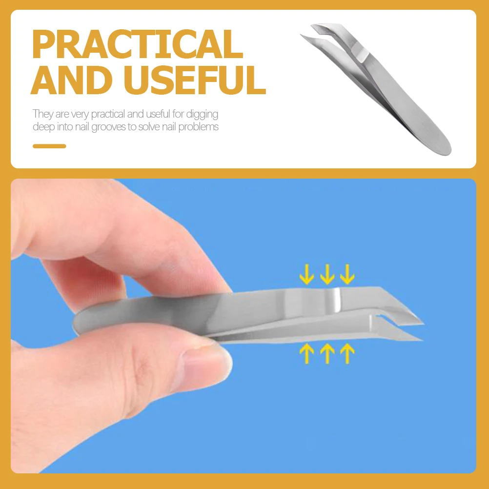 Dead Skin คีม Cuticle Nipper สแตนเลสมินิเล็บ Clippers Professional Cuticle Trimmer Exfoliation Treatment เครื่องมือ