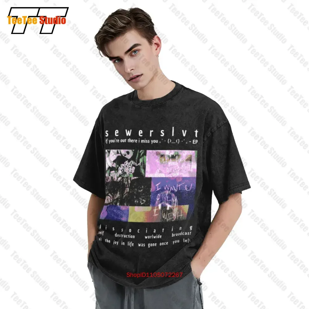 Sewerslvt  Oversized Unisex T-Shirt If You'Re Out There I Miss You Ep Music Artist 439O   Oversized